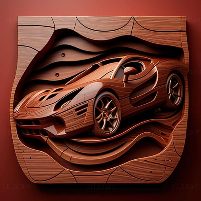 3D model Ferrari GT Evolution game (STL)